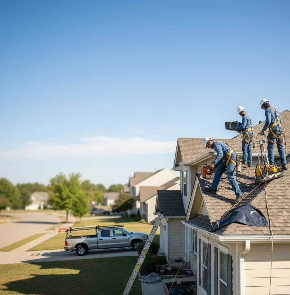 Roof Repair in Bluemont
